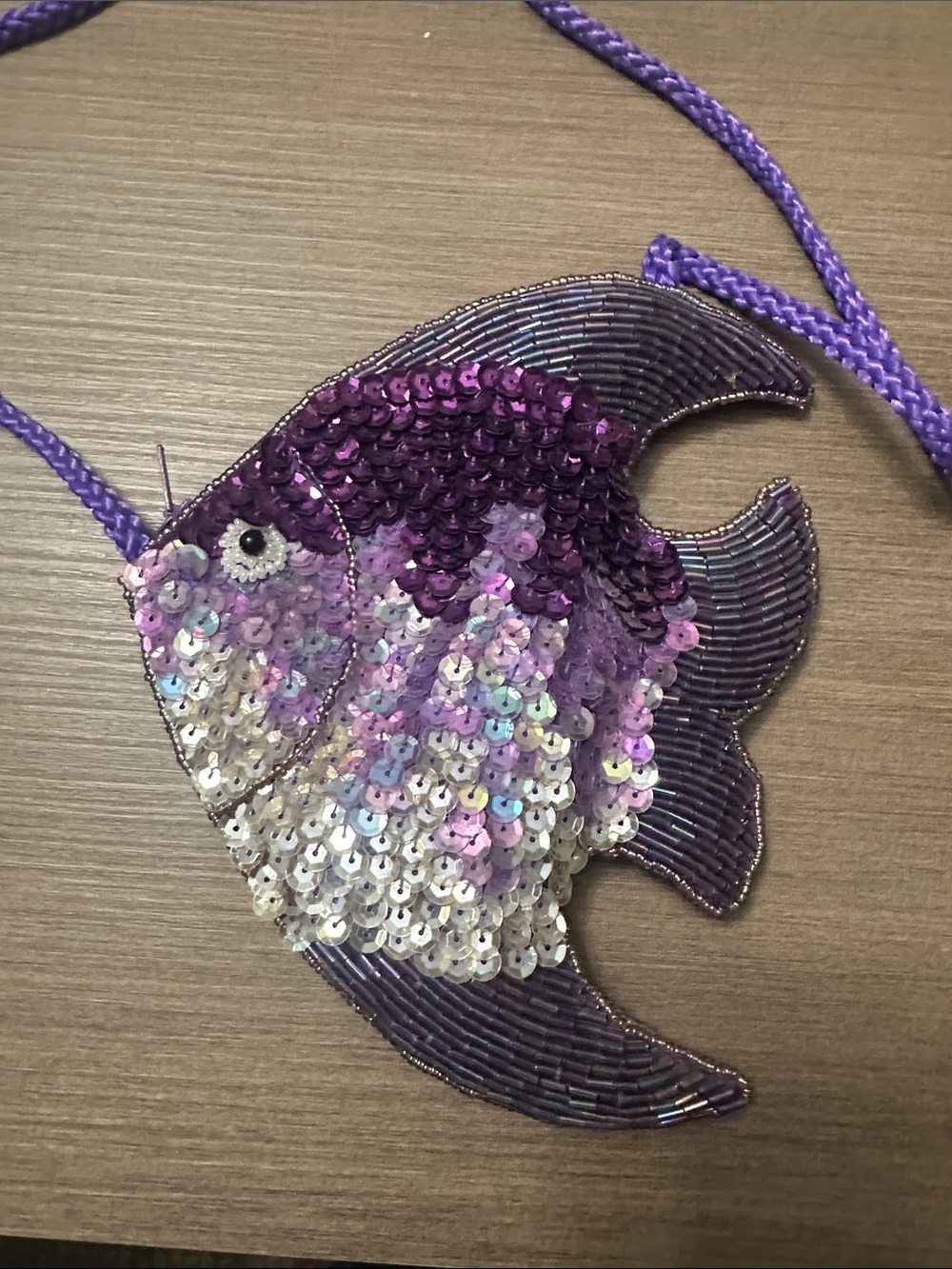 Sequins Fish Cross Body 👜 Purse